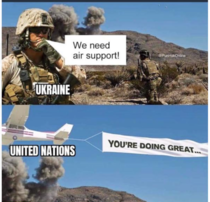 We need air support