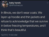 We only have hoodies