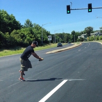 We saved a turtle crossing the street The turtle decided to thank us in a odd way