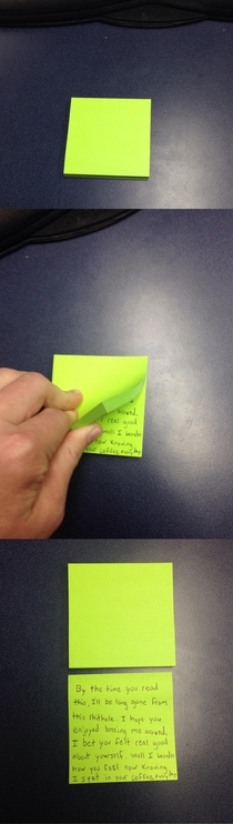 We sent out our intern to buy sticky notes Hes not a very bright kid