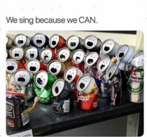 We sing because we CAN