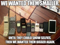 we wanted them smaller
