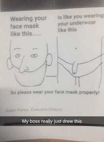 Wear your masks right people