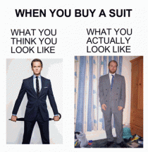 Wearing a Suit