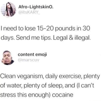 Weight loss truths