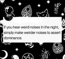Weird noises