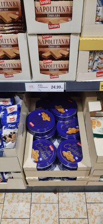 Weird of Lidl to keep sewing kits in the food aisle