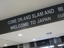 welcome to Japan come and join the Slam