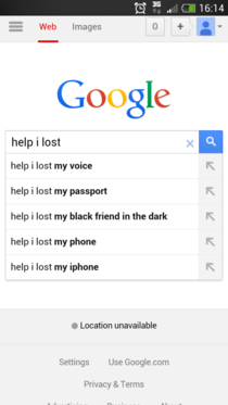 Well it looks like Google could use some assistance