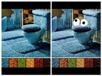 well its a cookie monster toilet
