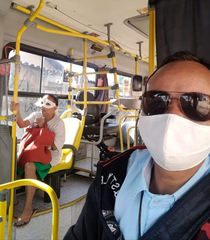 Well they did say you have to put a mask on