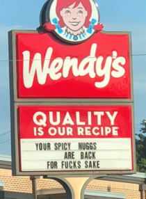 Wendys has the Tendies