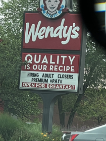 Wendys is getting real desperate