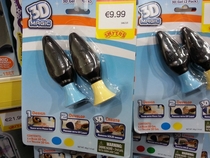 Went Christmas shopping today did a double take when I came across these in the toy shop