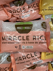 Went out shopping today and this plant based rice caught my eyes