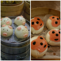 Went to a Chinese restaurant with my mom and order piggy buns thought you would enjoy