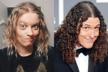 Went to bed with french braids woke up this morning and learned that I look much more like Weird Al Yankovic than I could have ever imagined