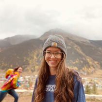 Went to Silverton yesterday to soak in the fall mountain colors My girlfriend wanted to take a cute picture my sister photobombed I cant stop laughing