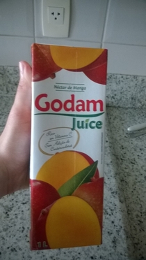 Went to the store and got me some godam juice