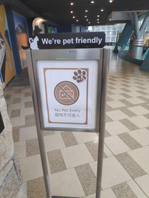 Were pet friendly no pets allowed