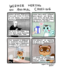 Werner Herzog narrates Animal Crossing
