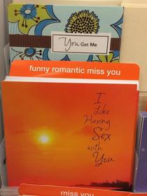 What a sweet sentiment Found in greeting card aisle at the grocery store