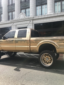 What are the chances the driver of this truck is a total douchebag