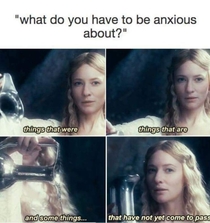 What are you anxious about