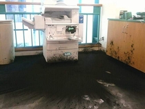 What do you mean the printer shit itself