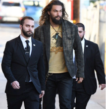 What even is the point of Jason Mamoas body guards
