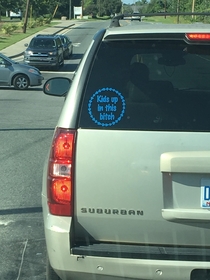 What happened to Baby on board Made me laugh a today
