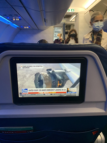 What I see on the news while boarding my flight today