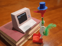 What is this A computer for ants I made a papercraft version of Homers computer from The Simpsons