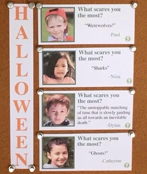 What scares you most at Halloween
