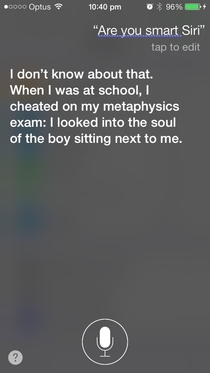 WHAT THE FUCK SIRI