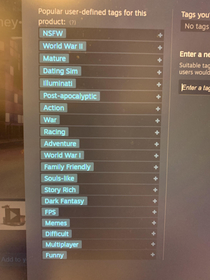 What the hell Tags on Steam for a Cars  Pixar Disney video game Im so confused
