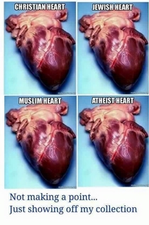 What the human heart looks like from each religion