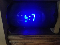 Whatever time my clock is showing Ill bet Im late