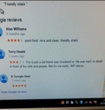 Whats it gonna take for Terry to give  star review