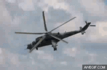 When a cameras shutter speed matches the rotation of a helicopters blades