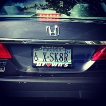 When a license plate tells a story