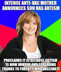When an anti-vaccine mothers son is diagnosed Autistic