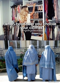 When boys help you choose your clothes