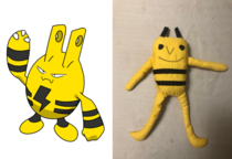 When I was  years old I LOVED Pokmon  I asked my grandmother to make me an Elekid doll and this is what I got