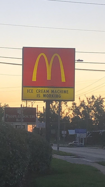 When McDonalds is self aware