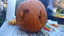 When Millenials go pumpkin carving