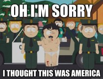 When my coworkers give me shit for wearing an American flag shirt today
