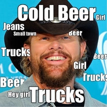 When my girlfriend plays country music in the car I always think of this