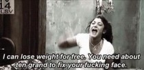 When someone says something about my weight