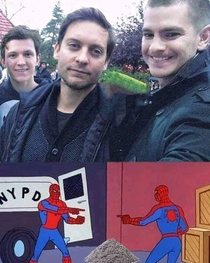 When Spiderman meet Spiderman meet the other Spiderman